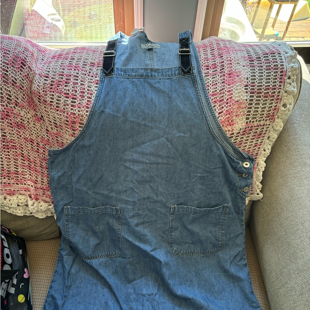 JLNY Denim Overall Dress
